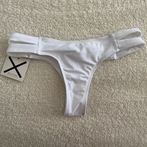 Boutine LA white bathing suit bottoms (never worn)